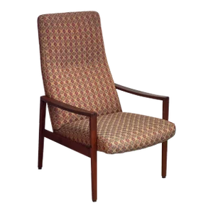 1970s Vintage Danish Mid Century Modern Chair by Milo Baughman