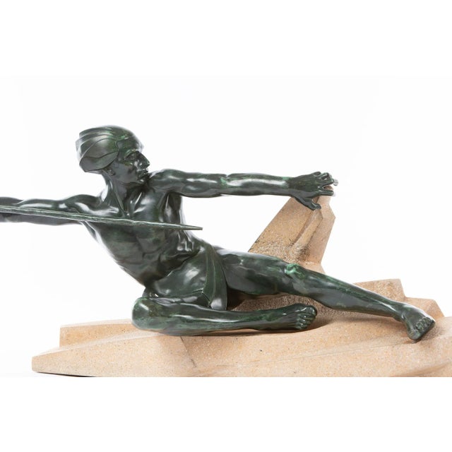 Art Deco French Sculpture by Max Le Verrrier, 1930s For Sale - Image 3 of 7