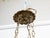 Glass French 1900s Opaline Four-Light Chandelier with Leaf Motifs and Profiled Links For Sale - Image 7 of 7