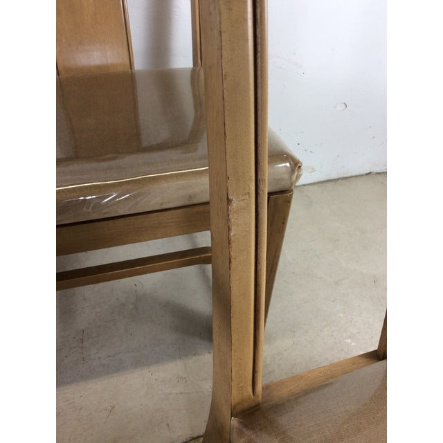 1960s Set of 6 Mid Century Modern Dining Chairs With Limed Walnut Finish For Sale - Image 5 of 18