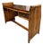 Vintage Refurbished, Stacked Bamboo and Mahogany Desk in the Style of Paul Frankl. For Sale