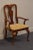 Queen Anne American Drew Solid Cherry Traditional Queen Anne Style Dining Arm Chair For Sale - Image 3 of 10