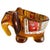 Purple Vintage Amber Glass Decorative Elephant Pipe Holder from Moser Royo, 1930s For Sale - Image 8 of 8