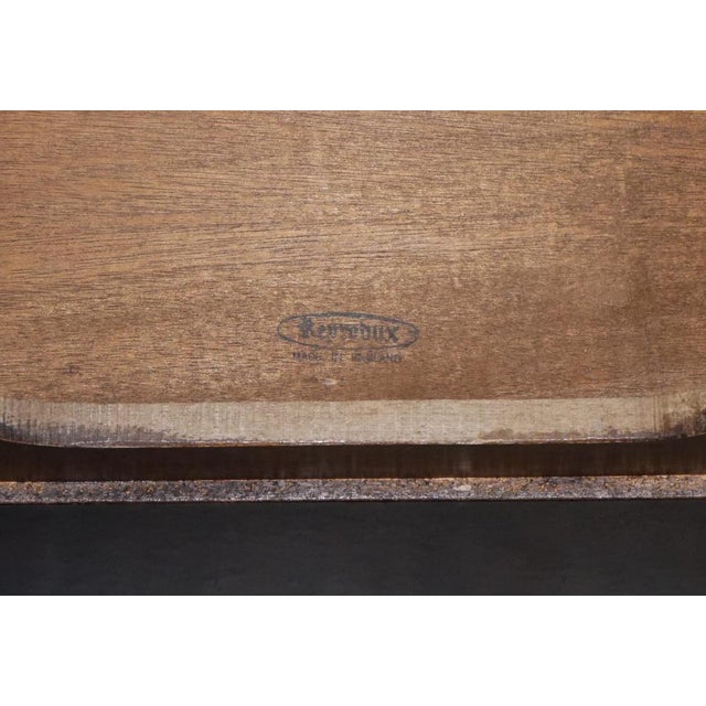 Vintage Bevan Funell Military Campaign Nightstand with Leather Top For Sale - Image 13 of 14