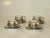 Early 19th Century 7 Pc. Set Tea Pot Sugar Bowl Cups Saucers Porcelain Antique Japanese Kutani Eggshell Porcelain Lithophane Geisha - 11 pcs For Sale - Image 5 of 18