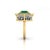 Not Yet Made - Made To Order 2 Carat Certified Colombian Emerald Cocktail Ring With Emerald Double Halo and Diamond Base sz7.5 For Sale - Image 5 of 5