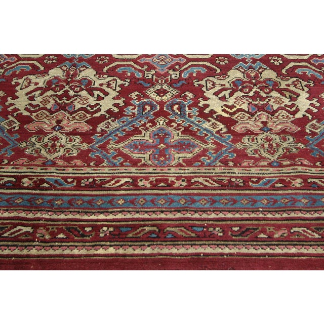 Textile Late 19th Century Indian Agra Rug, 05'11 X 08'07 For Sale - Image 7 of 8