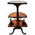 Traditional 19th-Century Georgian Three-Tier Demilune Mahogany Wine Butler or Plant Stand For Sale - Image 3 of 5