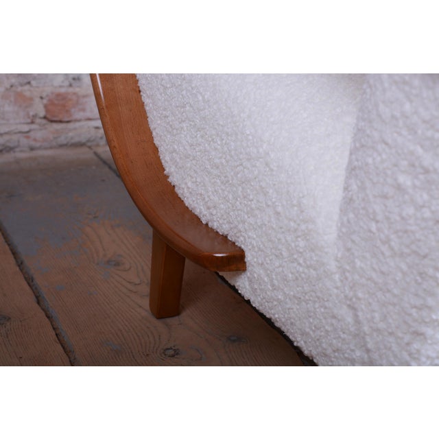 Art Deco Model C Armchairs by J.Halabala for Up Zavody, Czech, 1940s, Set of 2 For Sale - Image 6 of 15