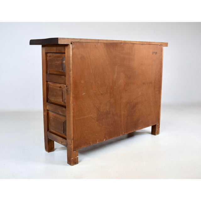 Spanish Baroque Style Tuscan Two Door Cabinet Console For Sale - Image 11 of 14