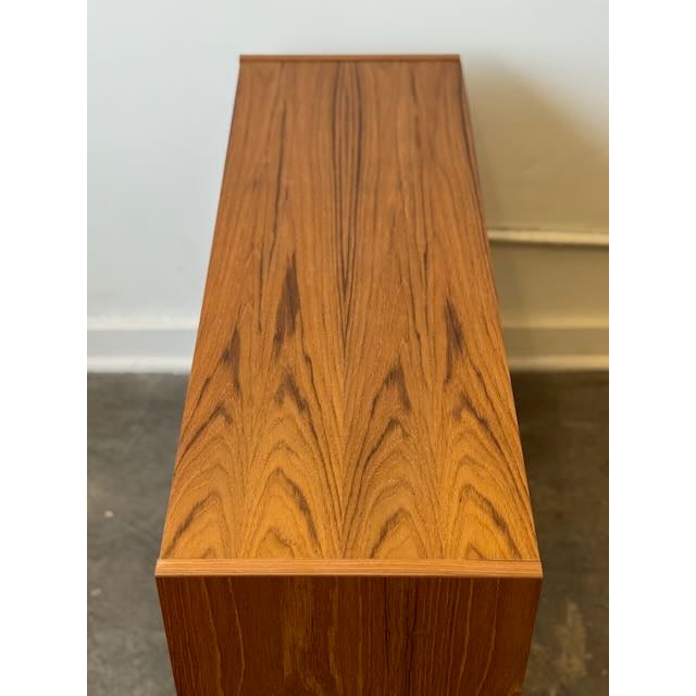 Wood 1970's Teak Low Shelving For Sale - Image 7 of 10