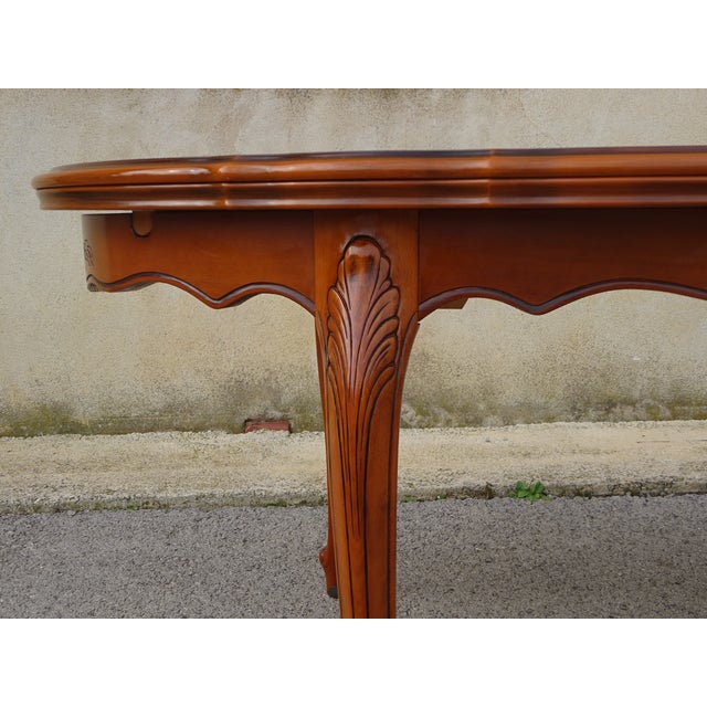 Regency Oval Extendable Dining Table, 1980s For Sale - Image 13 of 18