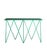 Forest Green Giraffe Console Table with Natural Linoleum Top in Green by &New For Sale - Image 8 of 8