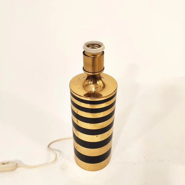 Black Spanish Table Lamp from CLAR, 1970s For Sale - Image 8 of 9