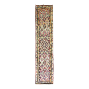 Zabihi Collection Long Geometric Turkish Runner