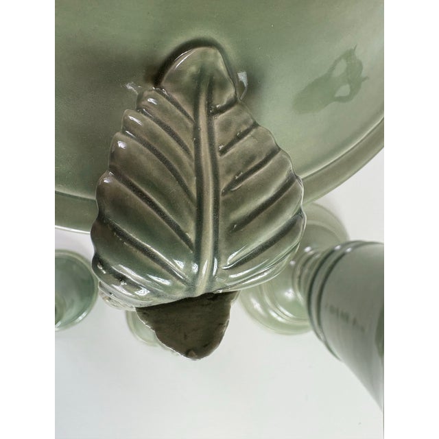 Global Views Italian Sage Green Large Terracotta Urns For Sale In Philadelphia - Image 6 of 11