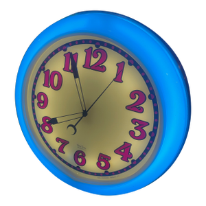 Better Time Bubble Original Neon Clock Very Good Working Condition 1980s