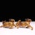 Late 20th Century Solid Copper Gilt Pair of Golden Qilin Statues (Running Posture) - Auspicious Wealth-Drawing Bronze Qilin Figurines For Sale - Image 5 of 9