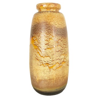 Large Pottery Fat Lava Multi-Color 284-47 Floor Vase from Scheurich, 1970s For Sale