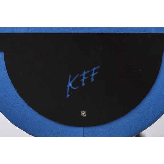 Black Dining Chairs by Karl Friedrich Förster for KFF Germany, 1980s, Set of 4 For Sale - Image 8 of 10