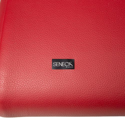 Three-Seater Sofa in Red Leather from Koinor Rossini For Sale - Image 11 of 15