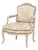 Louis XV Style Upholstered Fauteuil For Sale