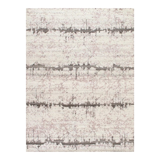 Pasargad Home Vogue Ivory Wool Area Rug- 5'11" X 9' 1" For Sale