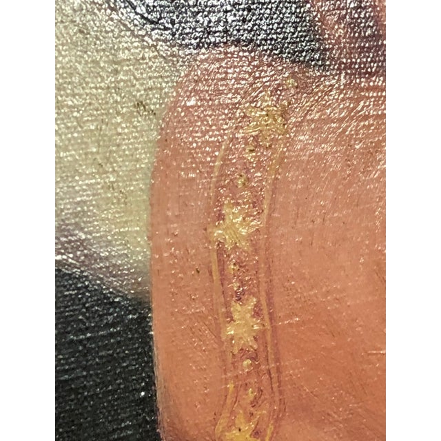 Virgin and Child, 1982, Oil on Canvas For Sale - Image 6 of 16