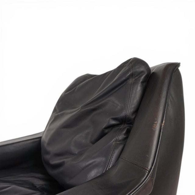ESA 802 Lounge Chair in Black Leather from Werner Langenfeld, 1970s For Sale - Image 12 of 18