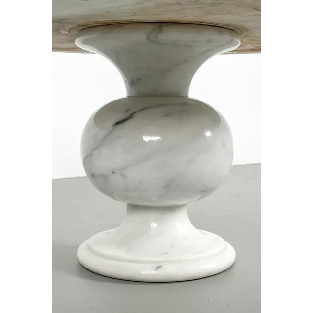 Italian Marble Coffee Table For Sale - Image 4 of 7