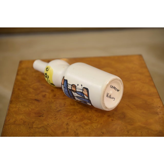 Ceramic Bottle Vase by Roger Capron, 1960s For Sale - Image 6 of 8