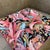 Botanical Jacquard Cushion Cover With Pink Piping For Sale - Image 15 of 16
