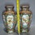 Mid 20th Century Famille Rose Hexagonal Porcelain Vases With Bird and Floral Motifs - Set of 2 For Sale In New York - Image 6 of 9