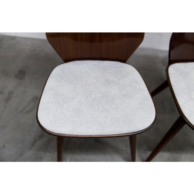 1960s Baumann Chairs Model 840 G2s in Varnished Mahogany Finish, 1963, Set of 6 For Sale - Image 5 of 18