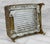 Vintage Rococo Gold Filigree & Scalloped Glass Vanity Trinket Box For Sale - Image 10 of 10