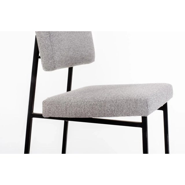 Black Dining Chairs by Gerard Guermonprez for Magnani, 1950s, Set of 6 For Sale - Image 8 of 13