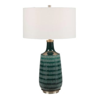Scouts Deep Green Table Lamp For Sale