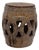 Caramel Brown Prosperity Garden Stool For Sale