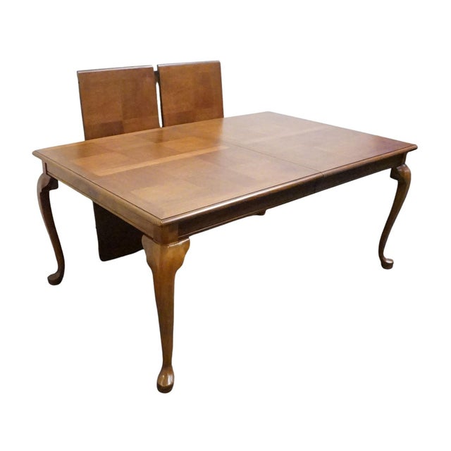 Brown Thomasville Furniture Fisher Park Collection 107" Dining Table 21621-762 For Sale - Image 8 of 11