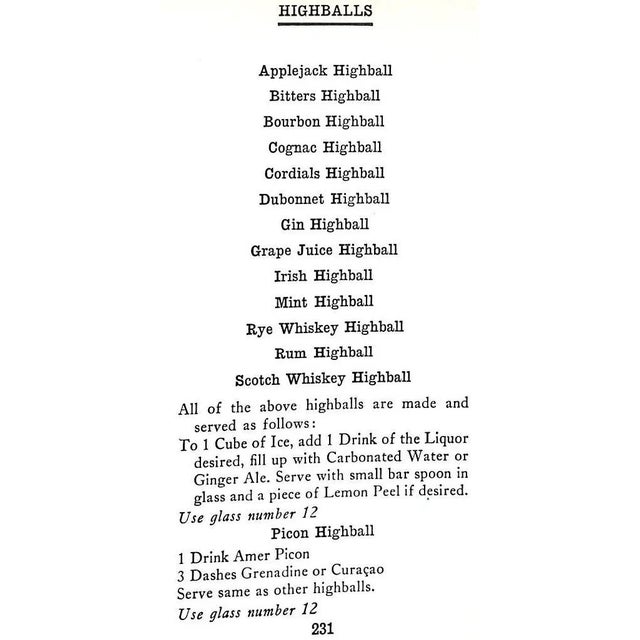 Paper "The Official Mixer's Manual" 1940 Duffy, Patrick Gavin For Sale - Image 7 of 12