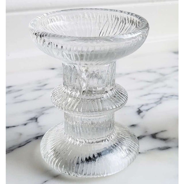 Mid-Century Modern Candleholders from Luminarc, 1970s, Set of 3 For Sale - Image 3 of 7