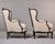 Vintage Louis XV-Style Carved Wingback Chairs With New Upholstery - Pair For Sale - Image 9 of 11