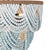 2020s Ombre Wood Bead Flush Mount, Blues For Sale - Image 5 of 7
