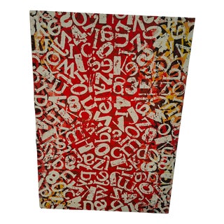 Giorgio Celiberti, Codici, 2000, Tempera on Canvas For Sale