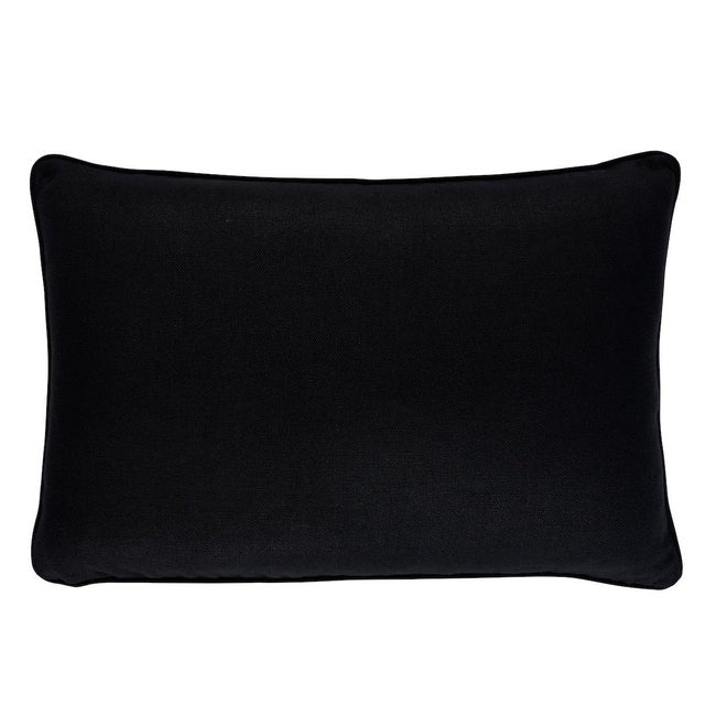 This pillow features La Liberté Americaine Toile by Richard Saja for Schumacher. Created by textile artist Richard Saja,...