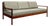 Sofa in Imbuia Hardwood & Leather by Michel Arnoult, 1960s - Lot 155 For Sale