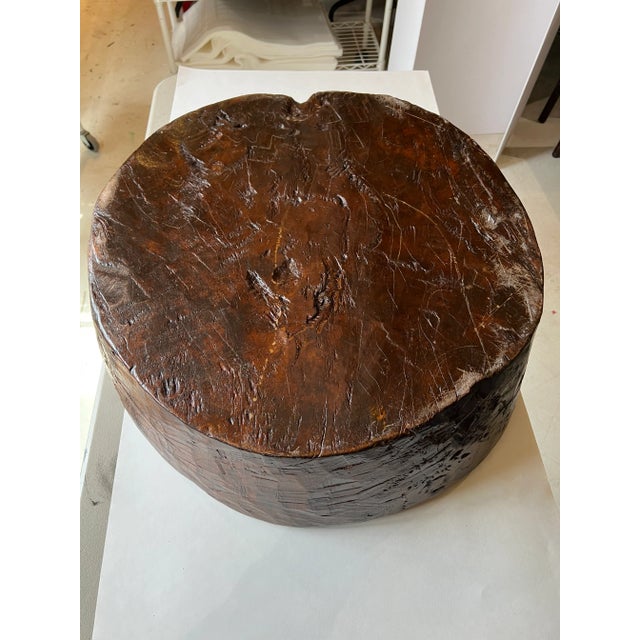 Ancient Carved Wood Bowl From China For Sale In Chicago - Image 6 of 10