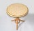 Maitland - Smith Brass & Tessellated Stone on Bamboo Wood Side, Drink, End Table Maitland Smith For Sale - Image 4 of 13