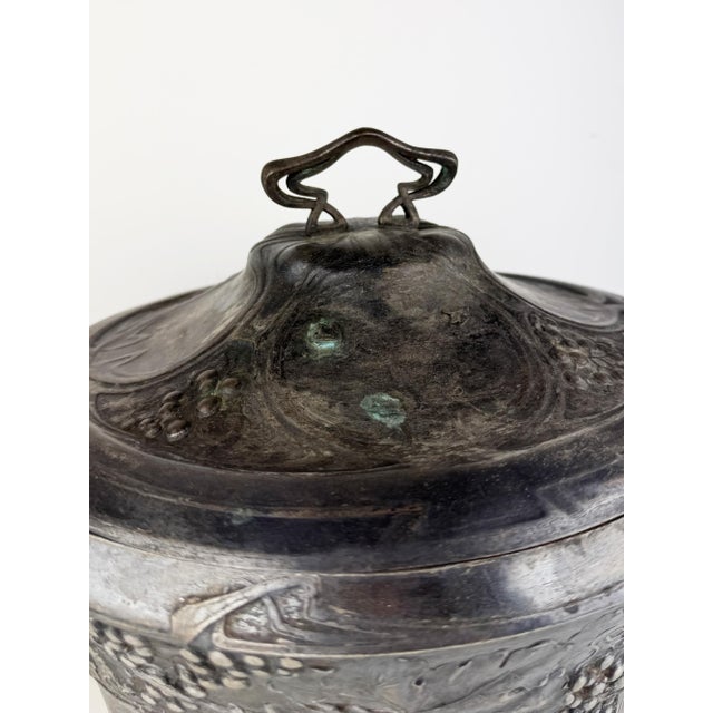 Antique Art Nouveau German Pewter Soup Tureen from B&G Imperial Zinn, 1900 For Sale - Image 14 of 18