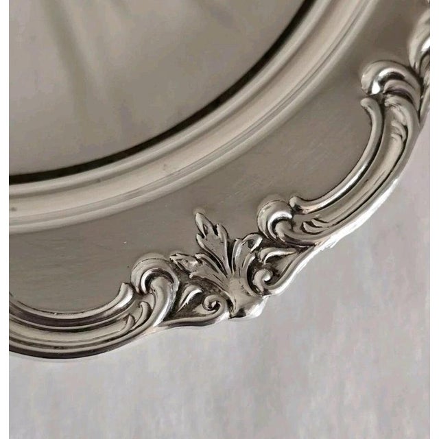 Vintage Sterling Silver and Cut Glass Bon Bon Dish For Sale - Image 12 of 18